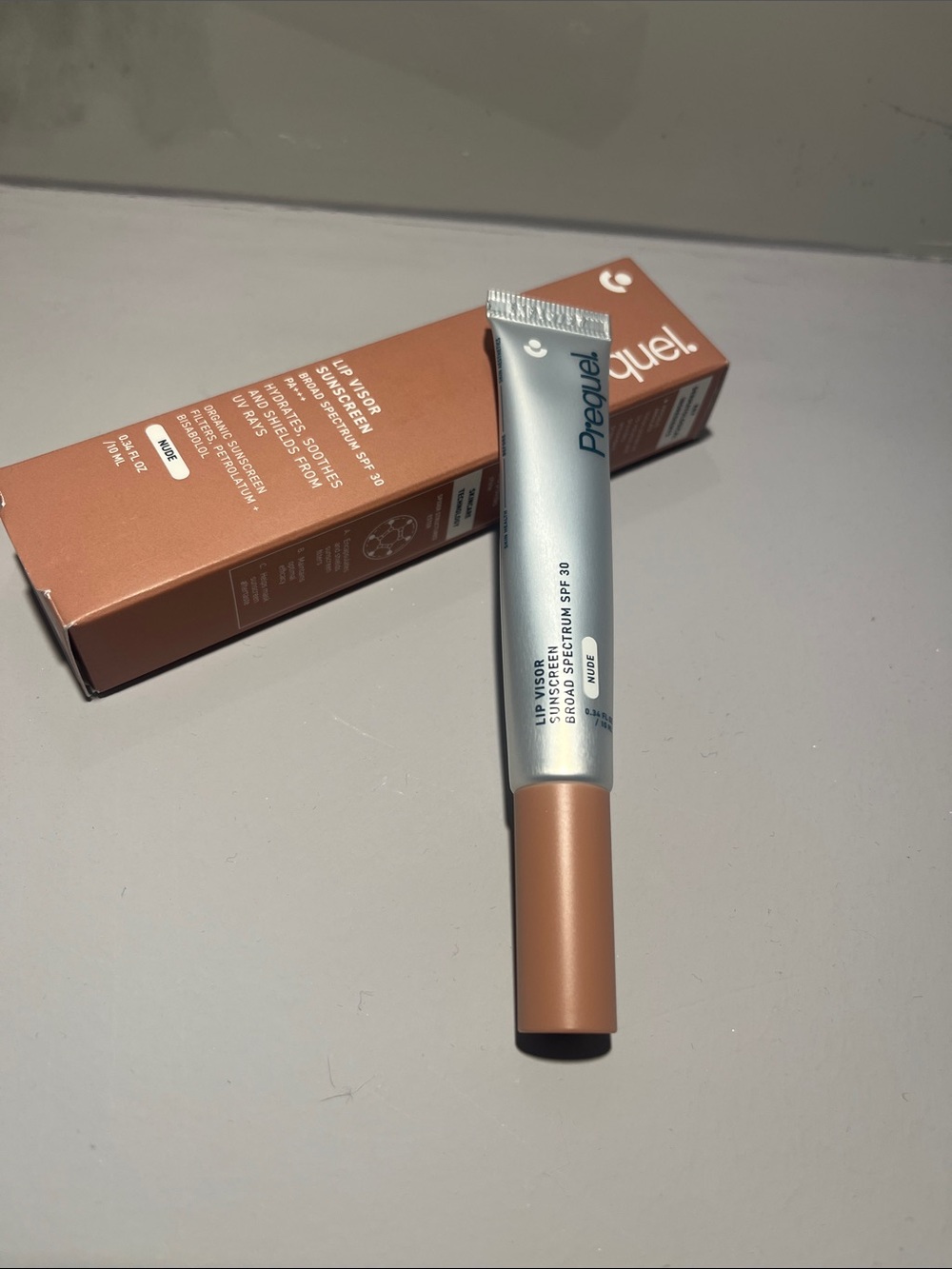 Lip Visor SPF 30 Tinted Lip Gel โ Nude Peach